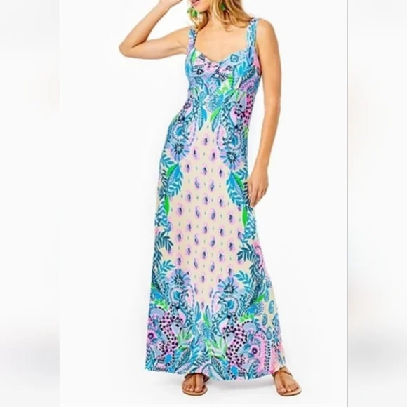 lorie maxi dress Lorie Long Sleeve Ruffle Gown